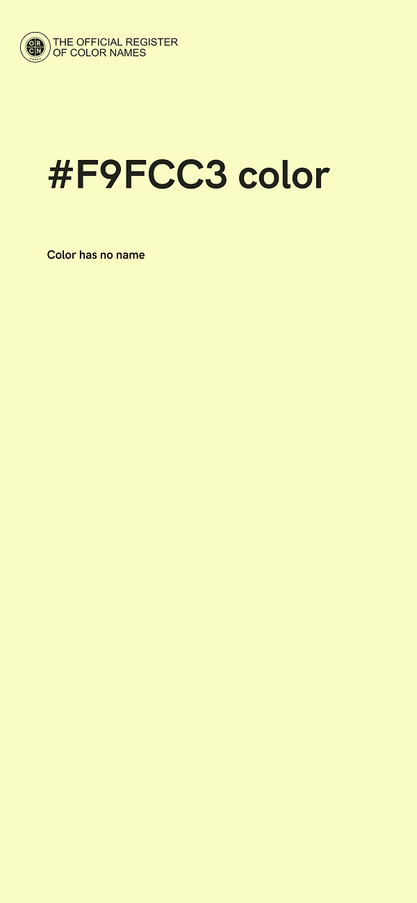 #F9FCC3 color image