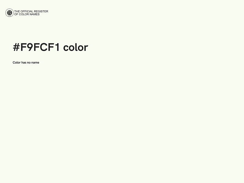 #F9FCF1 color image