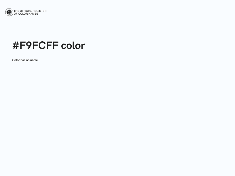 #F9FCFF color image