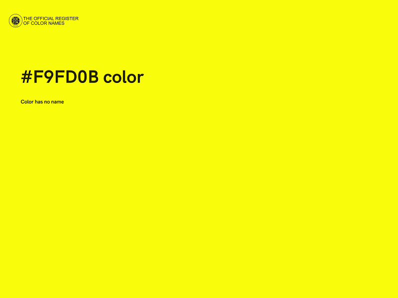 #F9FD0B color image