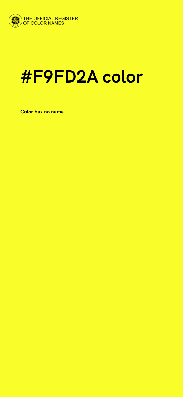 #F9FD2A color image
