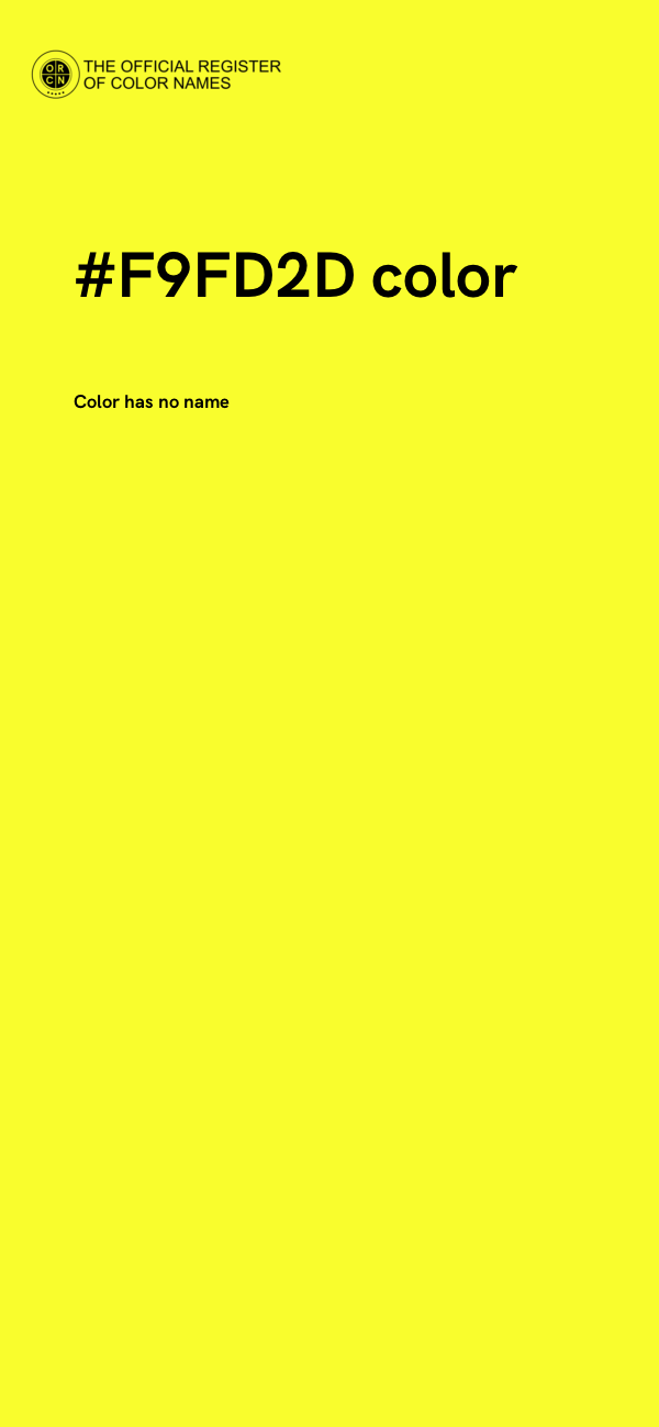 #F9FD2D color image