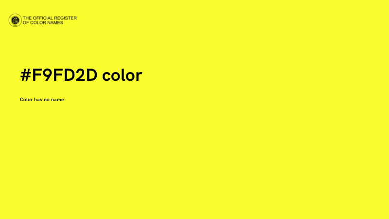 #F9FD2D color image