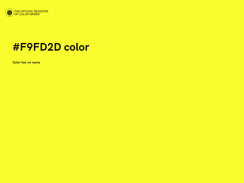#F9FD2D color image
