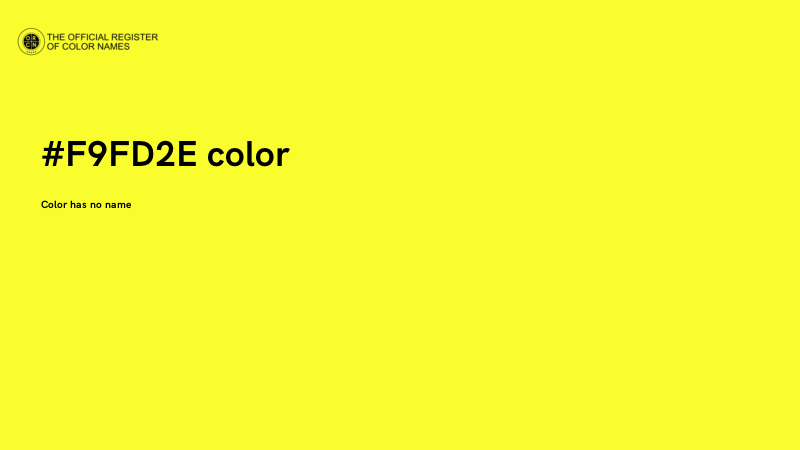#F9FD2E color image