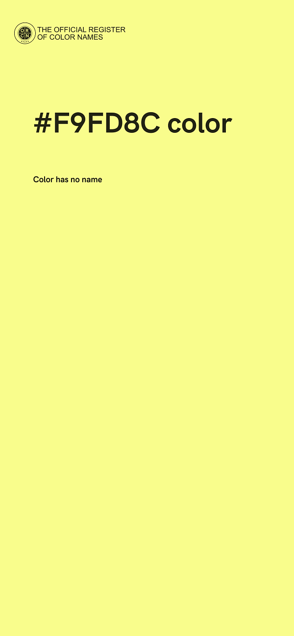 #F9FD8C color image