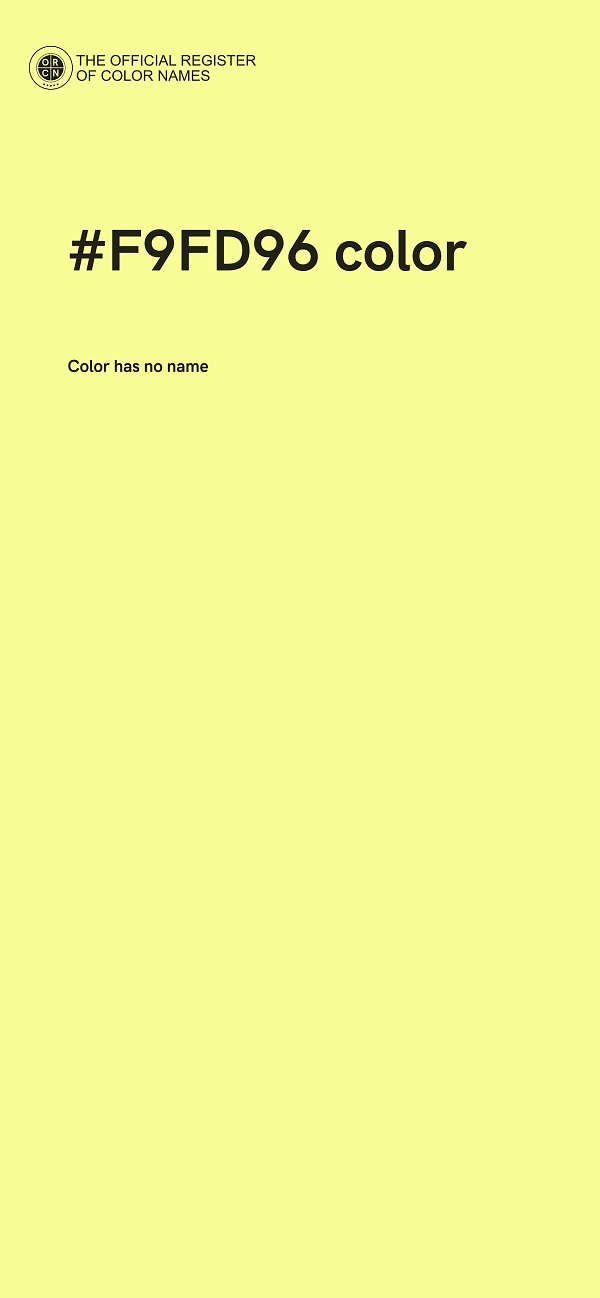 #F9FD96 color image