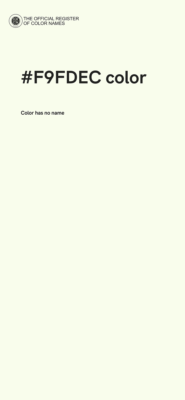 #F9FDEC color image