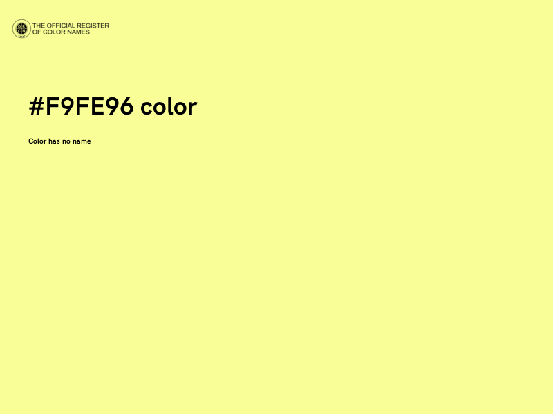 #F9FE96 color image