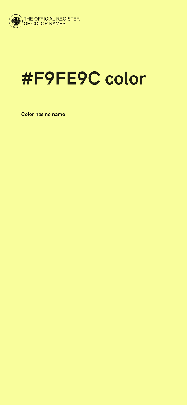 #F9FE9C color image