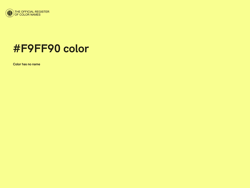 #F9FF90 color image