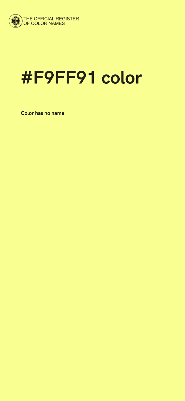 #F9FF91 color image