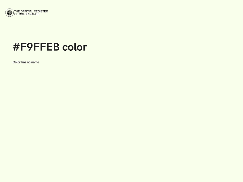 #F9FFEB color image