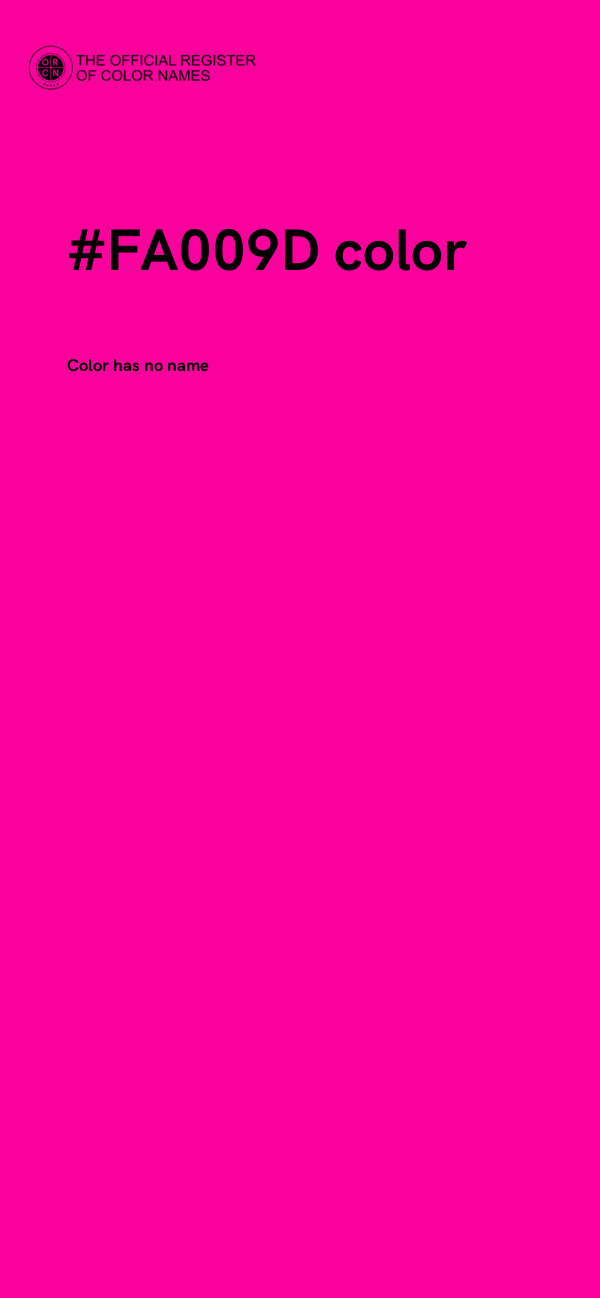 #FA009D color image
