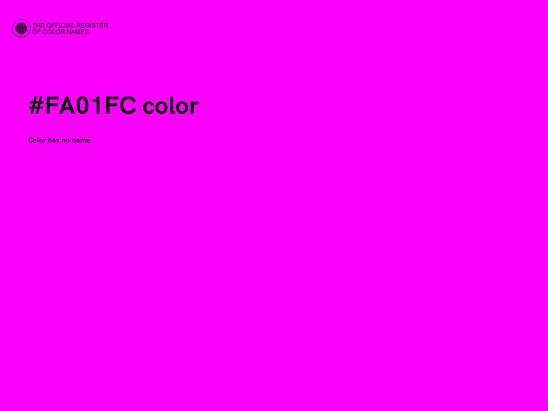 #FA01FC color image