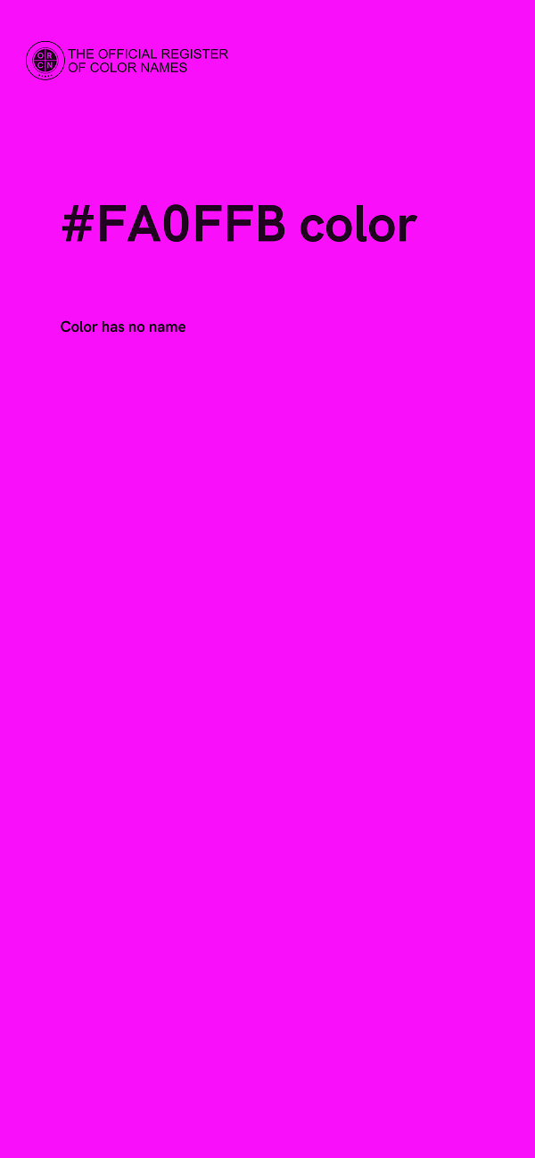#FA0FFB color image