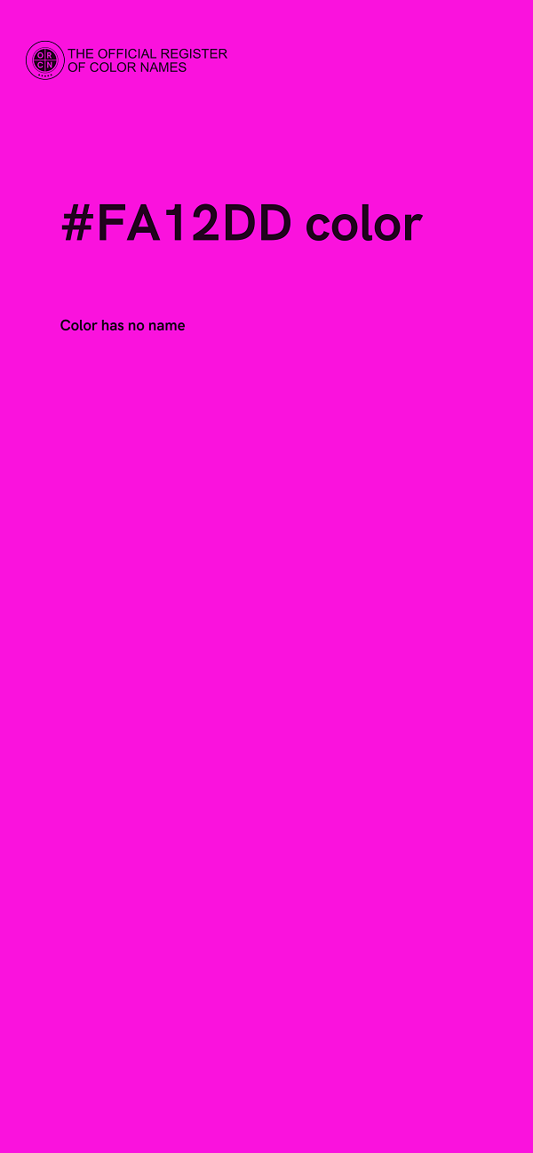 #FA12DD color image