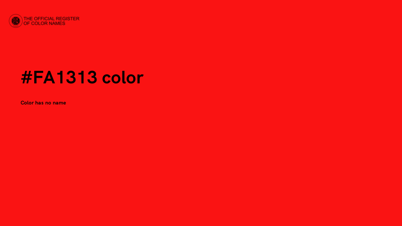 #FA1313 color image