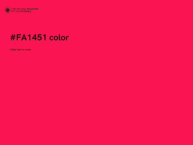 #FA1451 color image