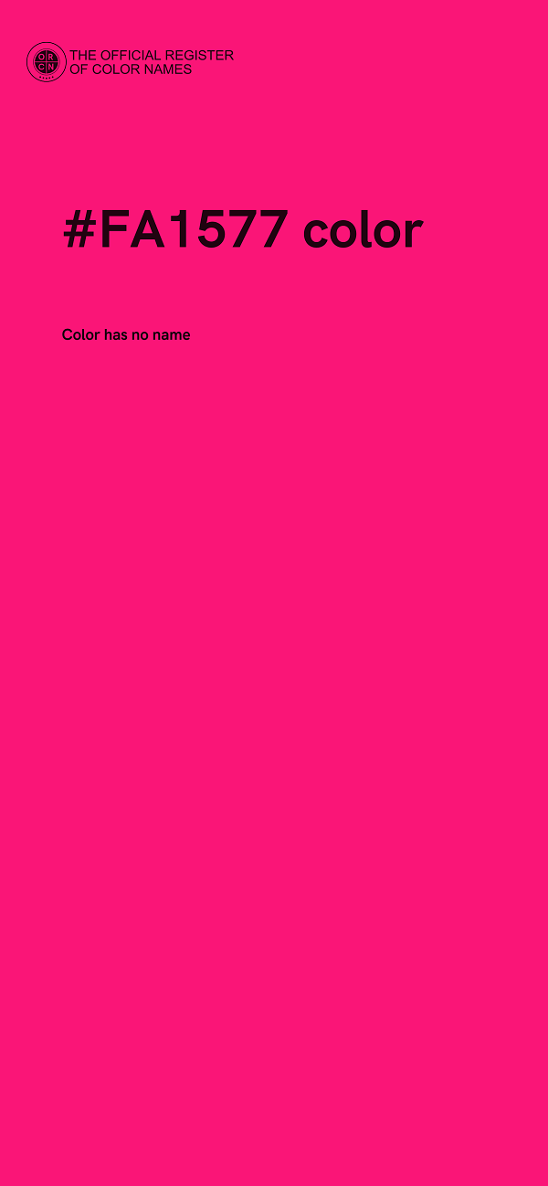 #FA1577 color image
