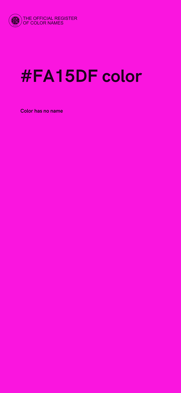 #FA15DF color image