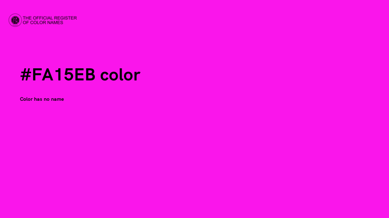 #FA15EB color image