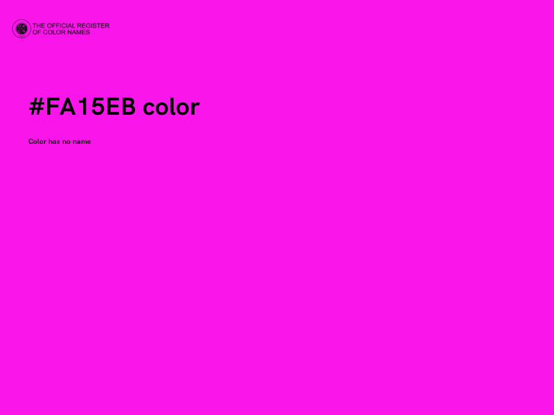 #FA15EB color image