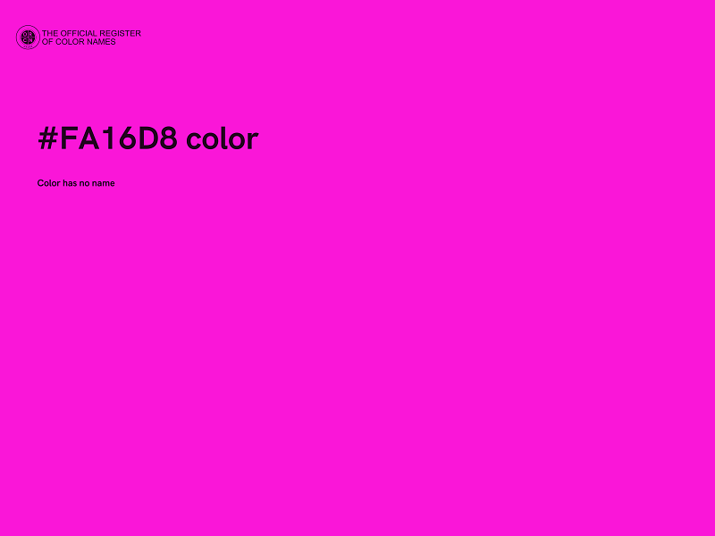 #FA16D8 color image