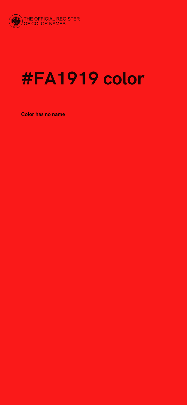 #FA1919 color image
