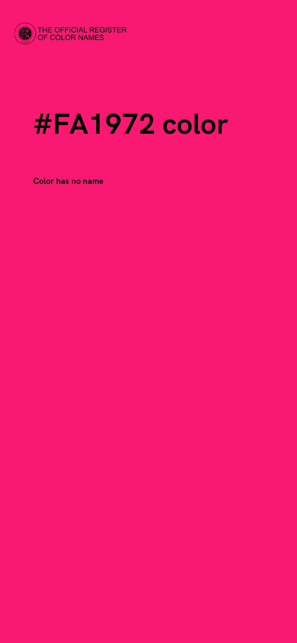#FA1972 color image