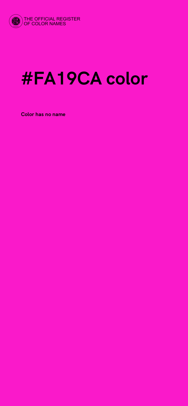 #FA19CA color image