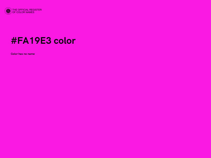 #FA19E3 color image