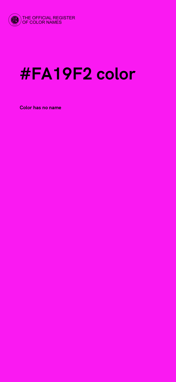 #FA19F2 color image