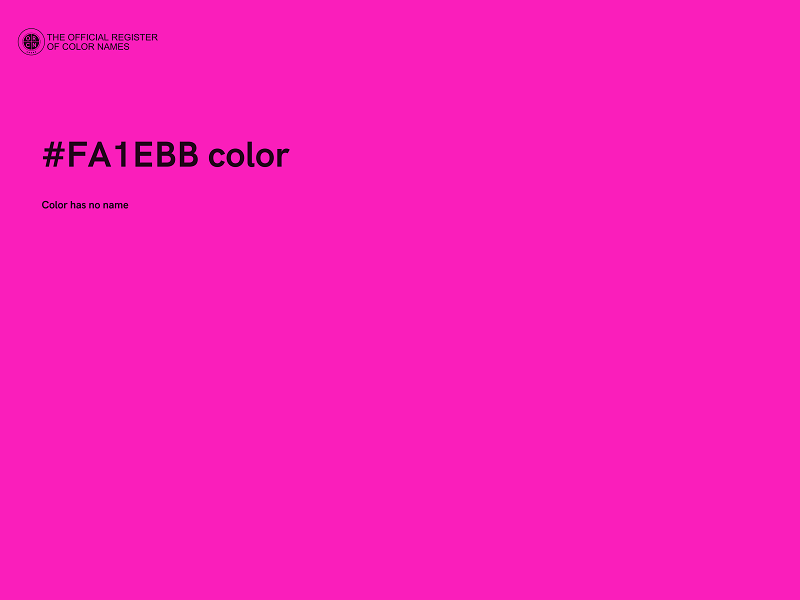 #FA1EBB color image