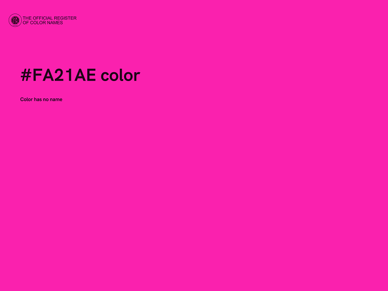 #FA21AE color image