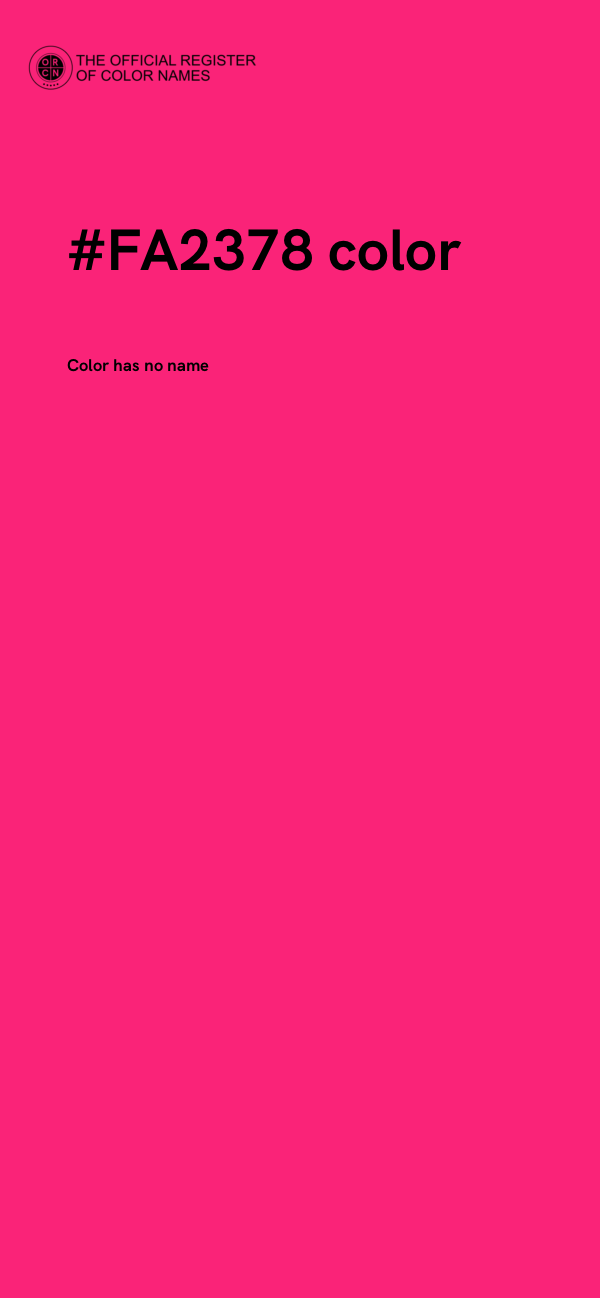 #FA2378 color image