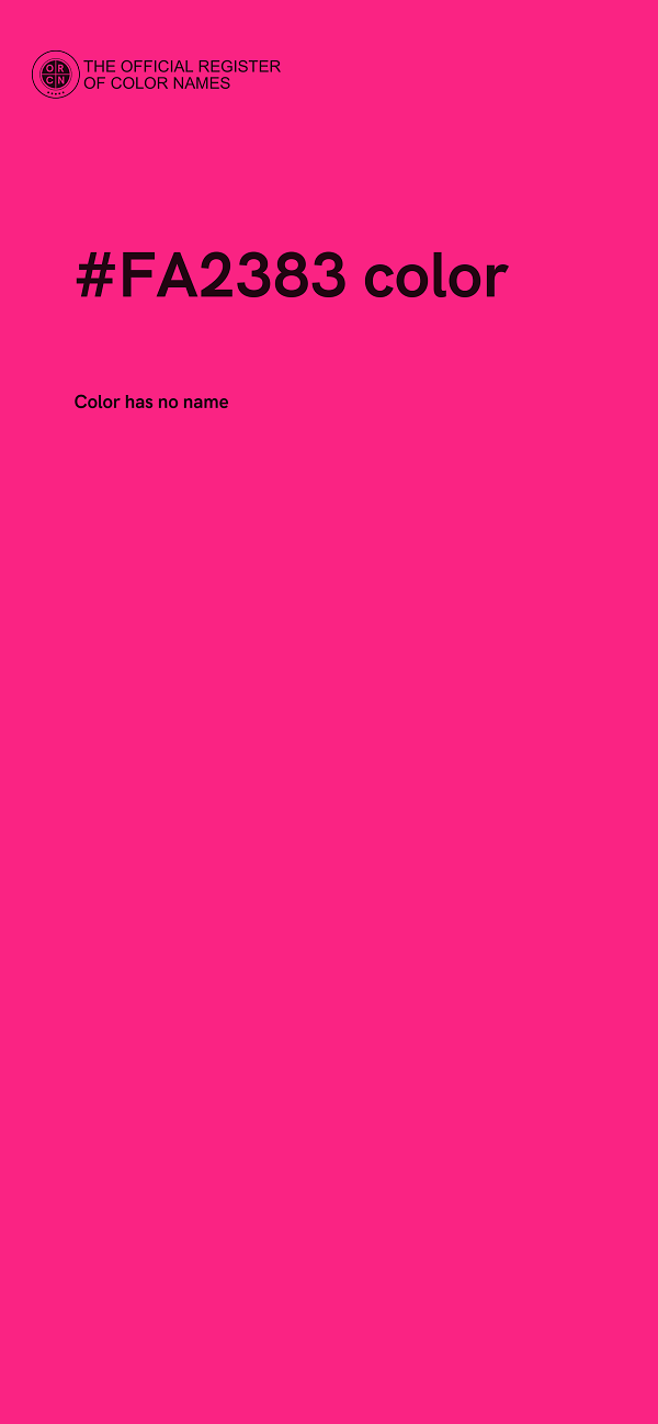 #FA2383 color image