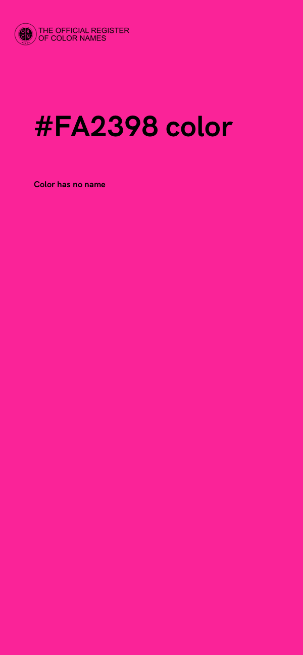 #FA2398 color image