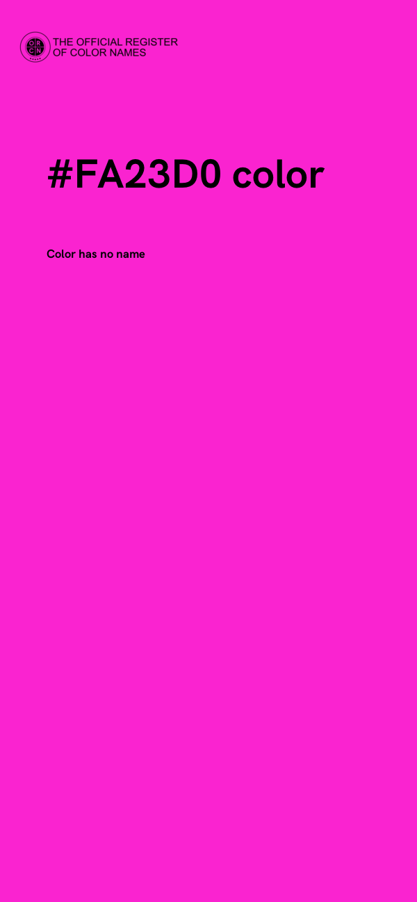 #FA23D0 color image