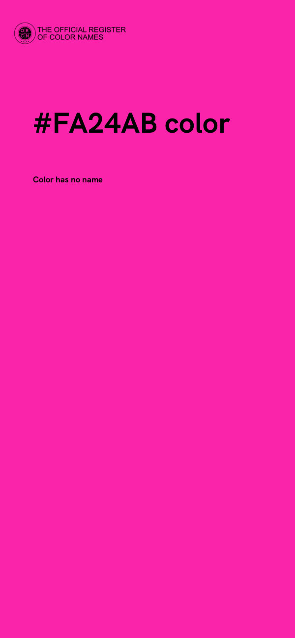 #FA24AB color image