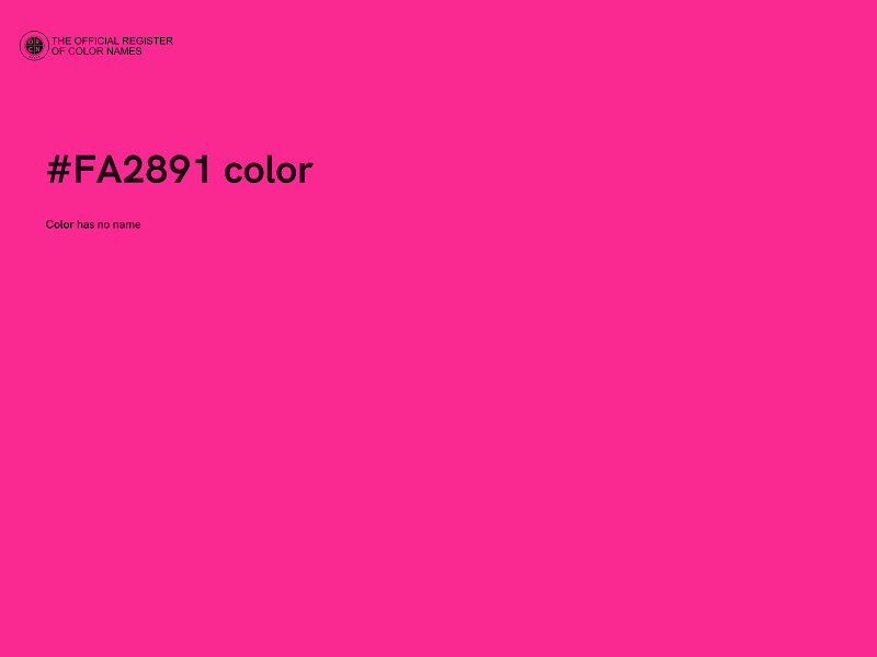 #FA2891 color image