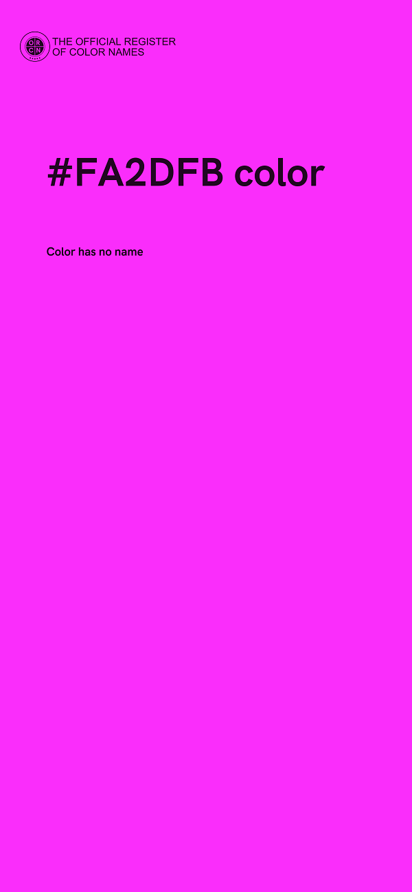 #FA2DFB color image