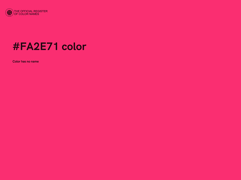 #FA2E71 color image