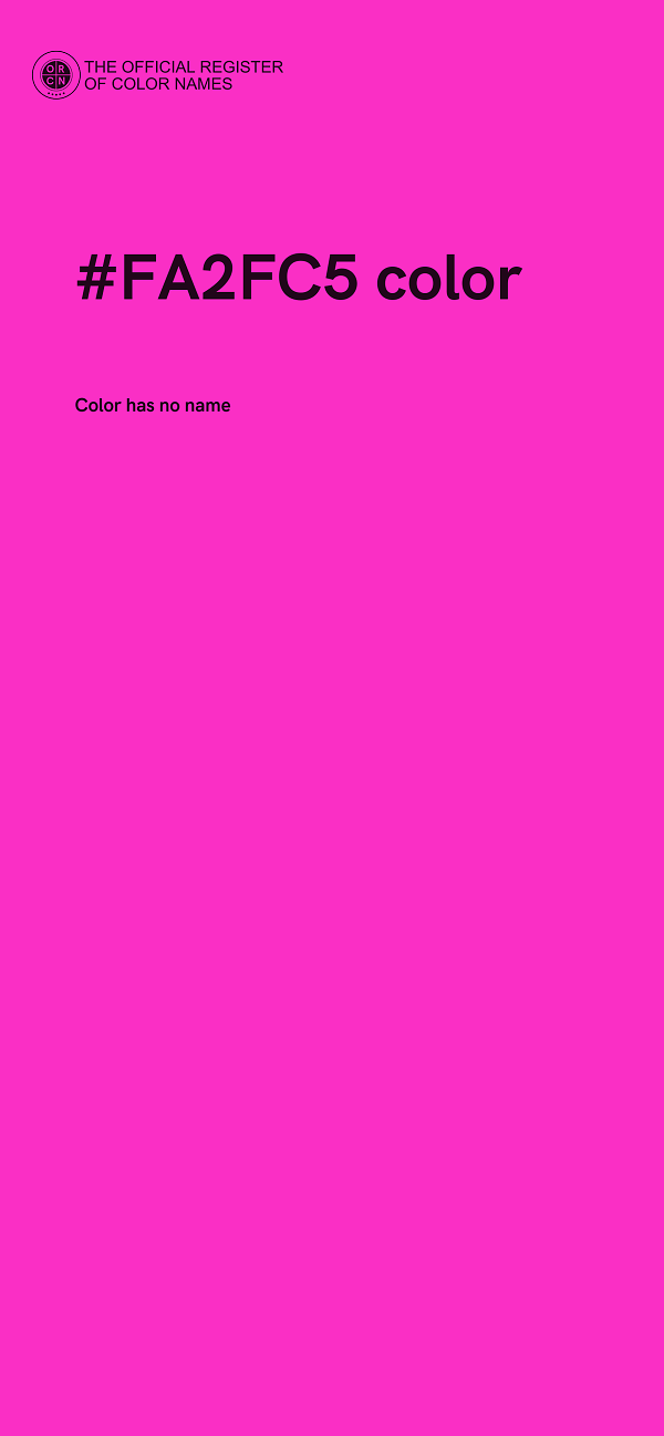 #FA2FC5 color image