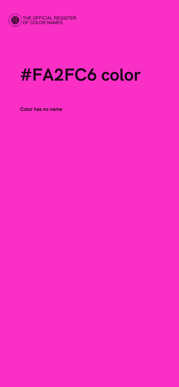 #FA2FC6 color image