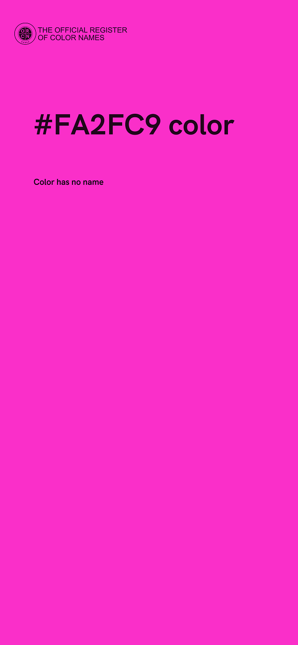 #FA2FC9 color image