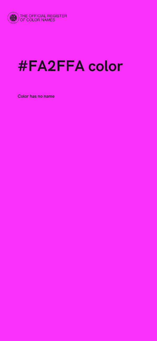 #FA2FFA color image