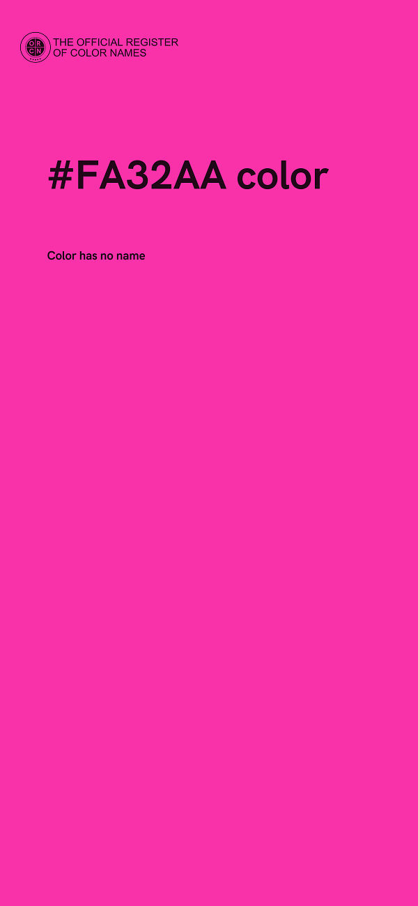 #FA32AA color image