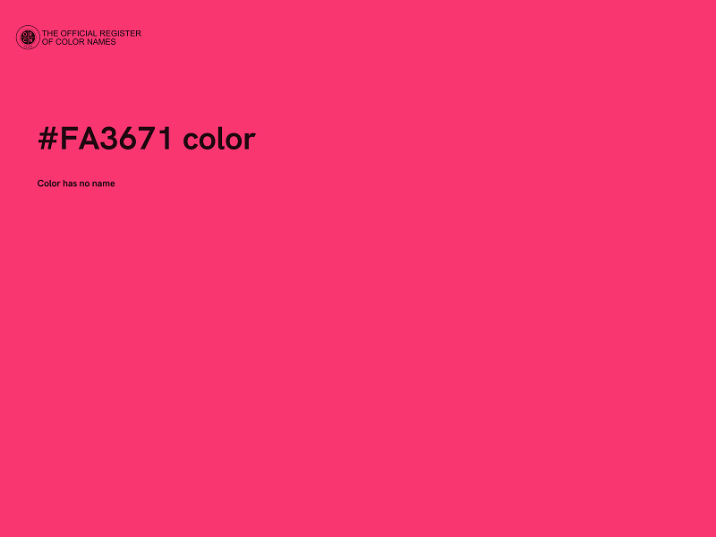 #FA3671 color image