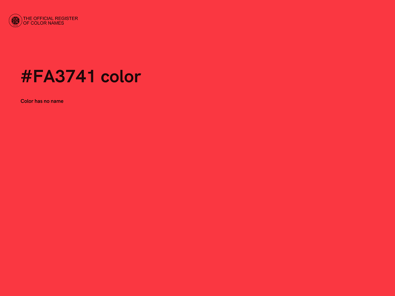 #FA3741 color image